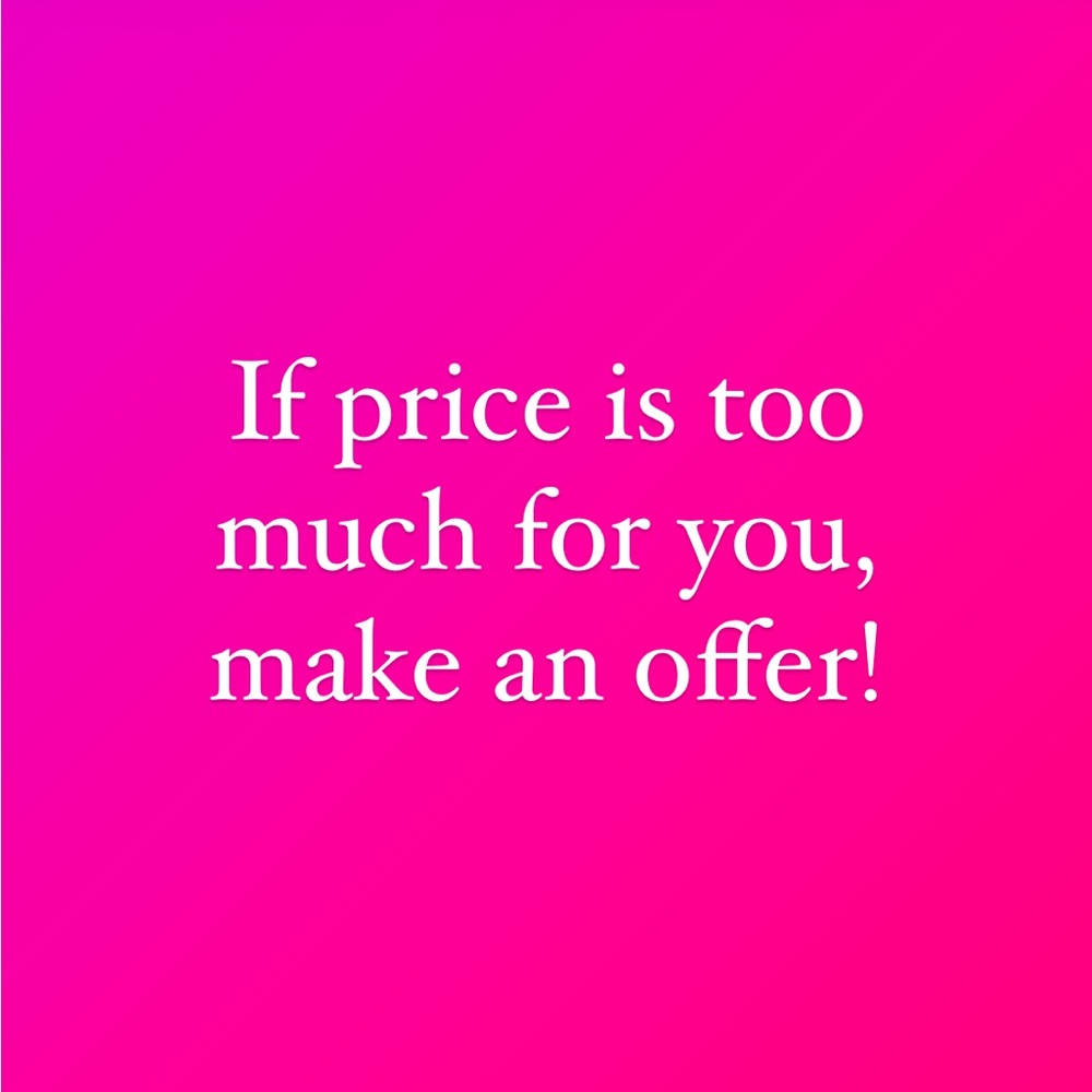See something you like? Make an offer